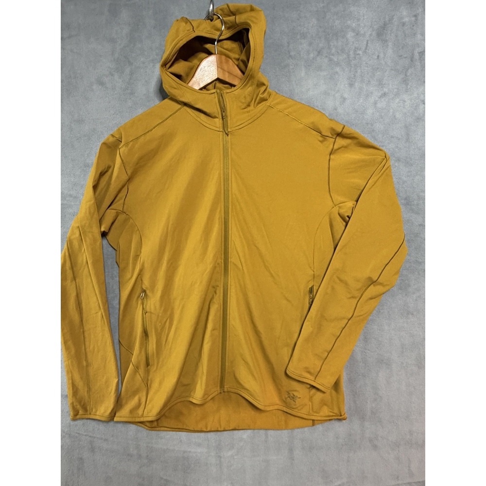 Arc'teryx Dallen Fleece Hoodie Men's M Yellow Full Zip Jacket Preppy Gorpcore - Picture 3 of 12